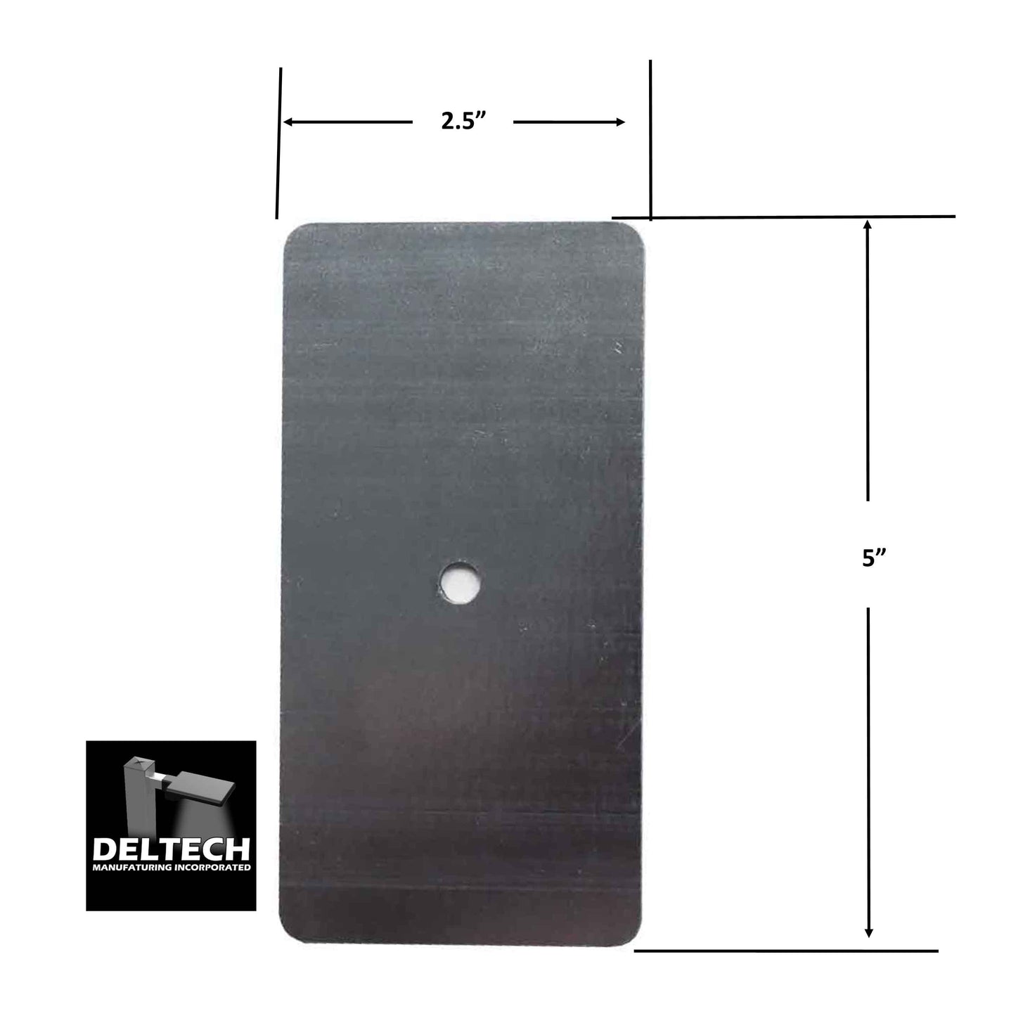 Rectangle Hand Hole Cover for Light Poles- 2.5" x 5" Flat (Part # 88-00003)