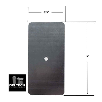 Rectangle Hand Hole Cover for Light Poles- 2.5" x 5" Flat (Part # 88-00003)