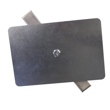 Flat Rectangle Hand Hole Cover for Light Poles- 4" x 6" (Part # 88-00007)