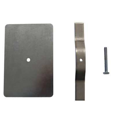 Flat Rectangle Hand Hole Cover for Light Poles- 4" x 6" (Part # 88-00007)