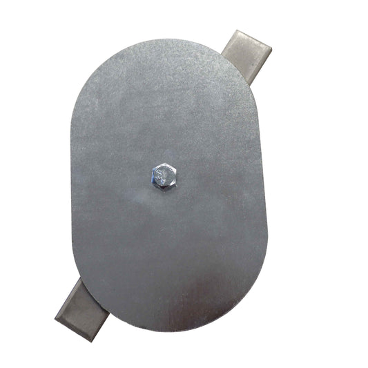 Oval Hand Hole Cover Flat 3 1/2" x 5-1/2" (Part # 88-00006)