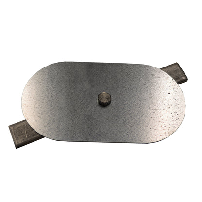 Flat Oval Hand Hole Cover 3" x 5-1/2" (Part # 88-00010)