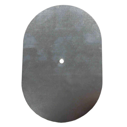 Oval Hand Hole Cover for Light Poles- 5" x 7 1/2" Flat (Part # 88-00011)