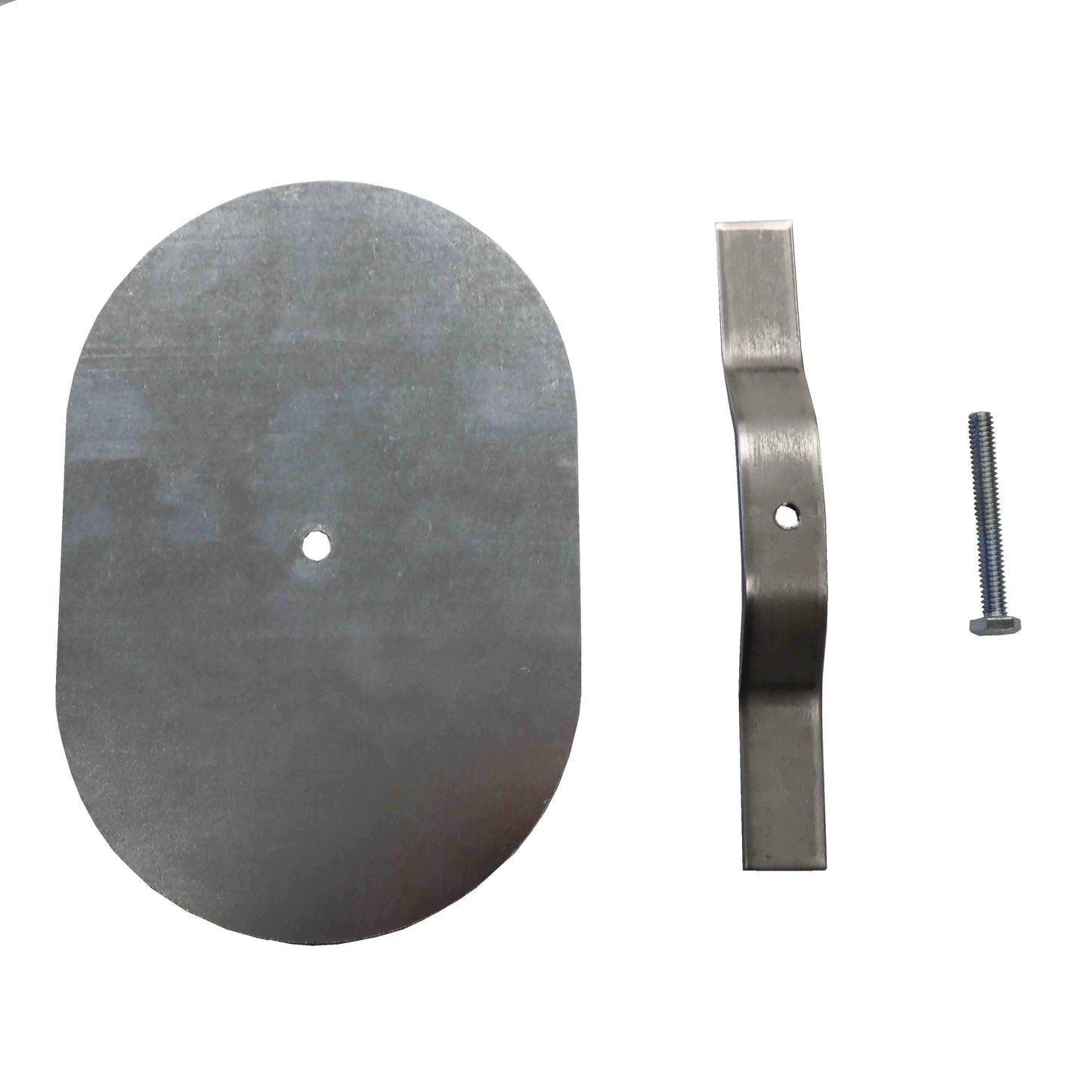 Oval Hand Hole Cover for Light Poles- 5" x 7 1/2" Flat (Part # 88-00011)