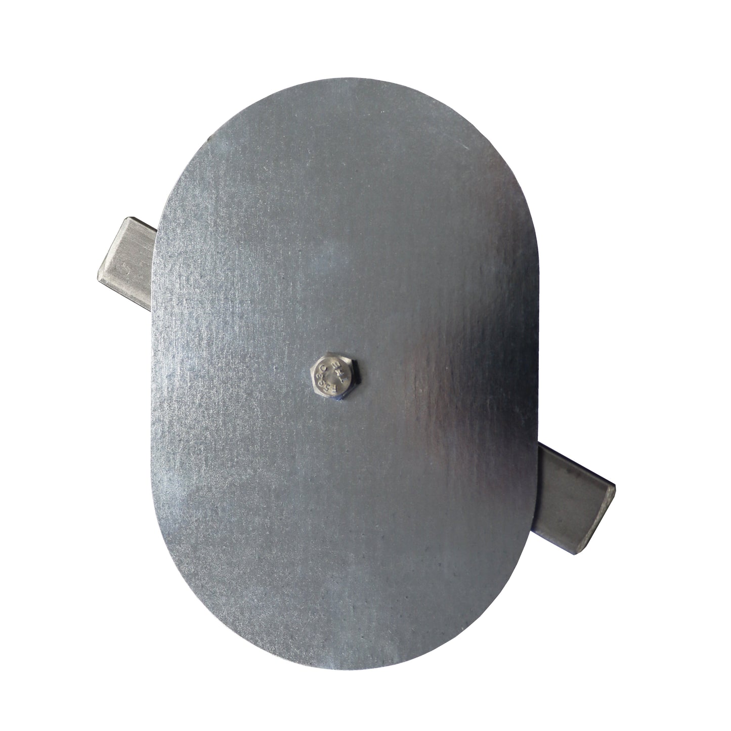 Oval Hand Hole Cover for Light Poles- 4" x 6" Flat (Part # 88-00008)