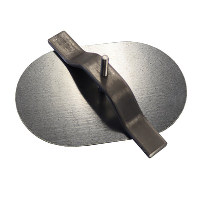 Oval Hand Hole Cover for Light Poles- 4" x 6" Flat (Part # 88-00008)