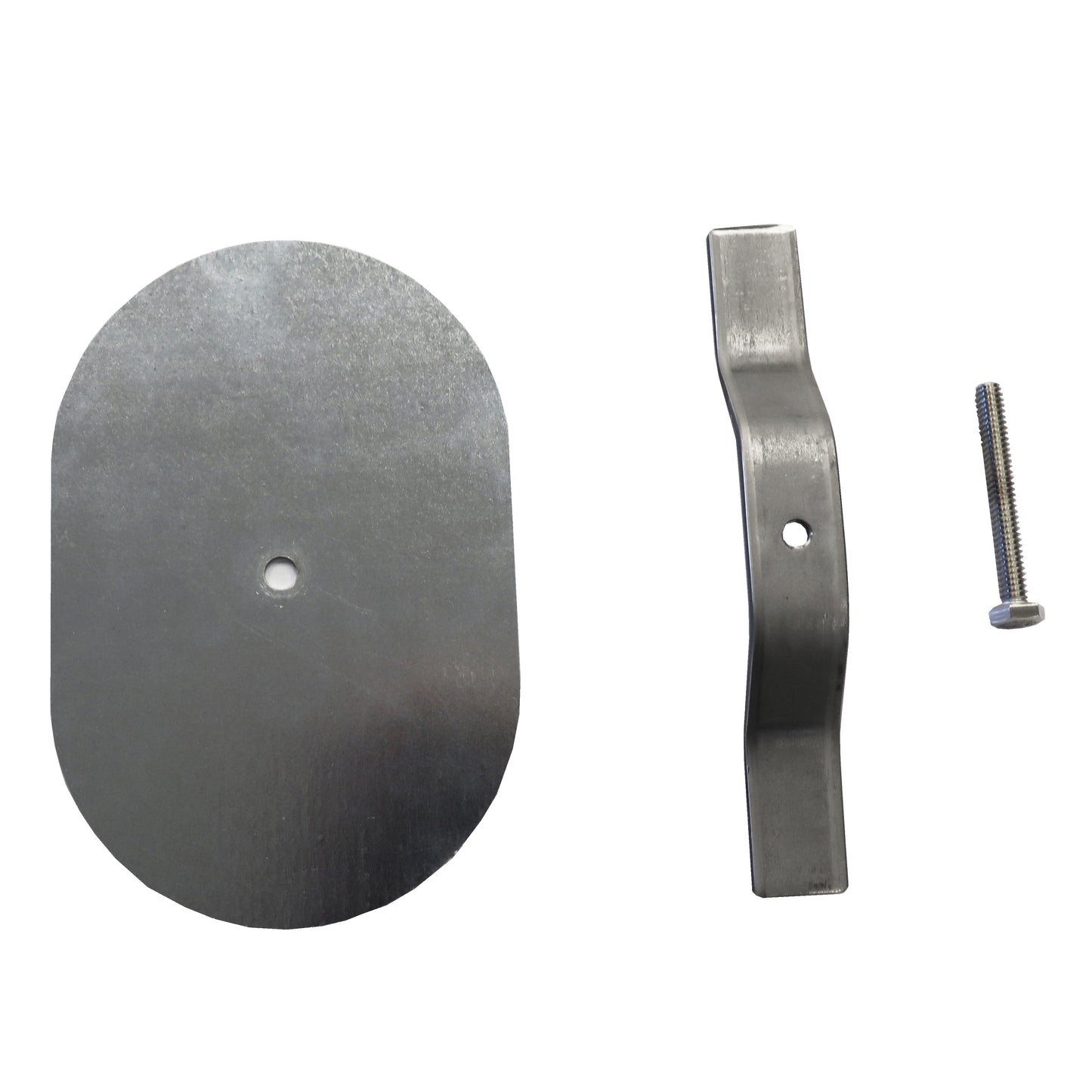 Oval Hand Hole Cover for Light Poles- 4" x 6" Flat (Part # 88-00008)