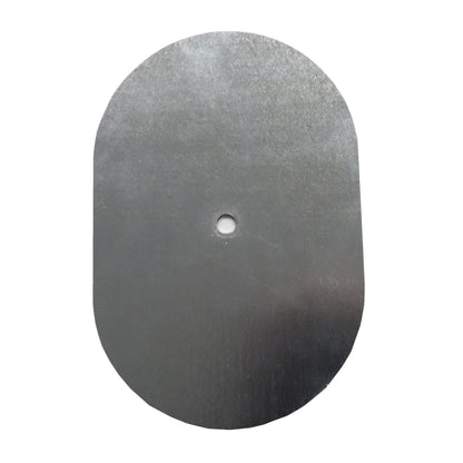 Oval Hand Hole Cover for Light Poles- 4" x 6" Flat (Part # 88-00008)